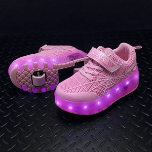 Patines con Ruedas para Niños y Niñas, Ajustables, con Luces LED Intermitentes, Dos Ruedas, Carga USB - Product Image 6