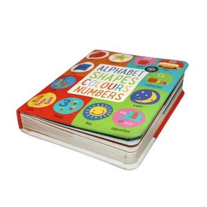 Livre cartonné miniature personnalisable avec logo, formes alphabétiques, couleurs et chiffres de haute qualité, échantillon <span class=keywords><strong>gratuit</strong></span> pour l'apprentissage - Product Image 4