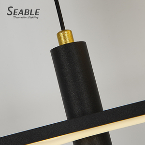 Lampada da soffitto a sospensione antiriflesso decorativa contratta di alta qualità negozio di cucine 48W illuminazione a sospensione a Led - Product Image 6