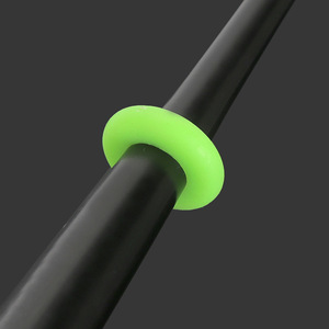 Bouchon de canne à pêche en silicone hautement élastique pour gros poissons, accessoire de pêche, couleur rose - Product Image 2