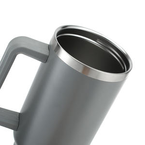 40oz Stainless Steel Vacuum Insulated <b>Tumbler</b> Eco-Friendly Camping Mug with Handgrip Large Capacity Portable American Style - Product Image 5