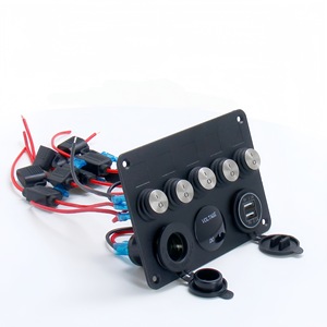 Weichuang 5+3 <b>Switch</b> Panel Dual <b>Usb</b> Fast Charging Voltage Meter Waterproof For Rv Yacht Car - Product Image 3