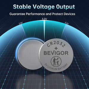 Bevigor CR 2032 16 đếm gói 3V <span class=keywords><strong>lithium</strong></span> đồng xu pin hình trụ <span class=keywords><strong>Lithium</strong></span> Ion pin - Product Image 3