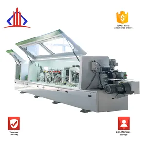 High Quality Auto Woodworking Cabinet Tape Wood Strip Glue Edge Binding Banding Bander Sealing Scraping Buffing Machine CE