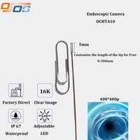 Meilleure Mini Caméra pour Endoscope Flexible OVM6948 OCHTA10 1mm 400X400p LED Réglage Cube Puce Haute Résolution