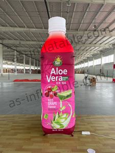Botella de bebida de <span class=keywords><strong>aloe</strong></span> vera inflable <span class=keywords><strong>gigante</strong></span> de Venta caliente modelo de publicidad personalizable para promoción de marca y decoración de eventos - Product Image 5