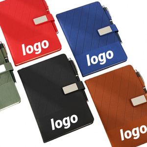 Promotion Twill Pattern Notebook with Magnetic Closure Custom Logo for Business Office Supplies Gift - Product Image 1