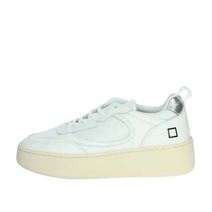 D.A.T.E. Zapatillas Deportivas Blancas para Mujer W401-SE-DR-WS, Zapatos de Lona a la Moda - Product Image 1