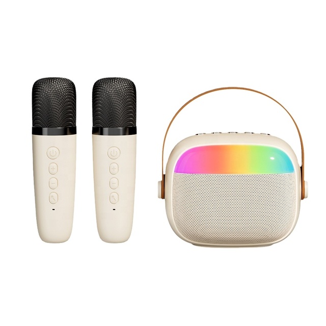 Mini Portable Wireless Speaker Outdoor Blue Subwoofer With Led Flashing Tooth Metal Bass Speaker