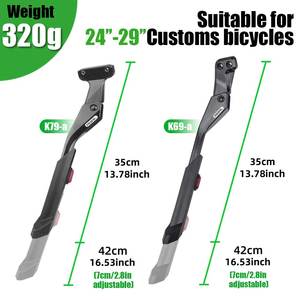 <span class=keywords><strong>Support</strong></span> latéral de <span class=keywords><strong>vélo</strong></span> en alliage d'aluminium EasyDo - Product Image 3