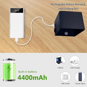 Lámpara de Pared Hagood 4400MAH RGBCW Recargable por USB, con Sensor de Movimiento Interior, Moderna, de Aluminio, para Dormitorio - Product Image 5