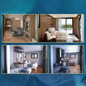 วิลล่าชายหาดแบบแยกส่วนภาชนะเหล็กแบบถอดได้พื้นที่ไมโครแคปซูลที่อยู่อาศัยระเบียงบ้านอยู่รีสอร์ทโรงแรมโรงเรียน - Product Image 3