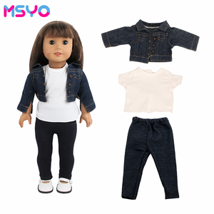 <span class=keywords><strong>Delantal</strong></span> para Muñeca de 18 Pulgadas, Trajes de Mamá, Plástico PC, Moda, Dibujos Animados, Modelo DIY, Vestido de Juguete para Todas las Muñecas - Product Image 1