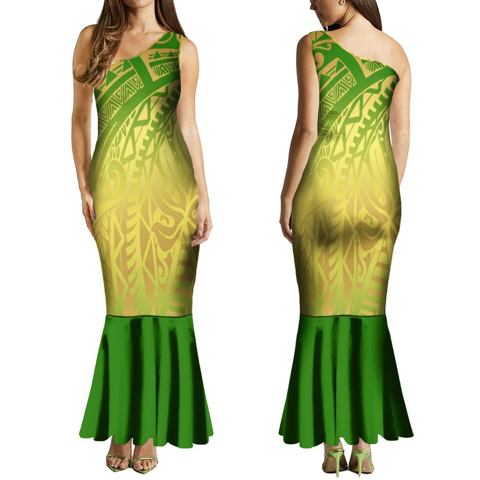 open lace back dress Hawaiian Luau Tropical Party Girl Dress