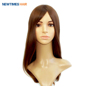 Custom Silicone Skin Natural European Human <strong>Hair</strong> <strong>Women</strong> <strong>Topper</strong> Toupee Wig <strong>Hair</strong> Replacement - Product Image 2