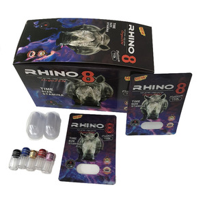 3D-Effekt Männer Verbesserung Flasche Karte verrücktes Nashorn 69 7 7 Kapsel Nashorn 69 7 Pillen Karte - Product Image 3