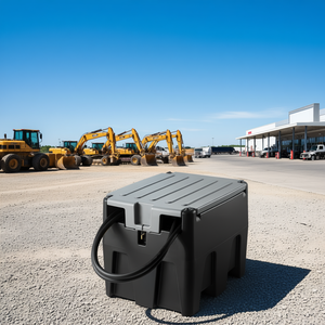 Réservoir de carburant diesel portable de 58 gallons avec pompe 12V, couleur noire - Product Image 2