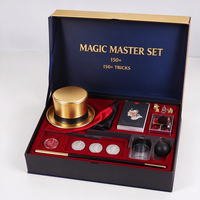 Boîte d'accessoires de magie de luxe personnalisée, kit de tours de magie pour enfants, ensemble de spectacle de magie sur scène, illusion scénique, fabrication de magie sur mesure, vente en gros