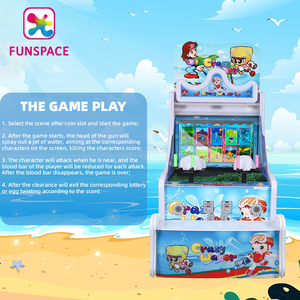 Intrattenimento al coperto parco divertimenti a gettoni per bambini macchina da gioco Arcade sparando pistola ad acqua per bambini - Product Image 3