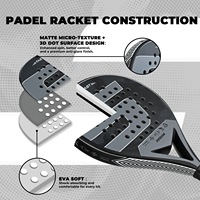 Raquette de tennis en carbone thermoformée haute performance avec logo personnalisé, fabrication OEM, qualité professionnelle, fourniture directe d'usine