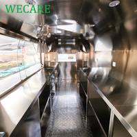 Camion de restauration commercial Wecare, food truck équipé, remorque de restauration pour pizzas avec cuisine complète