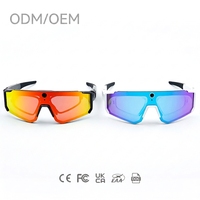 Lunettes intelligentes SANVNET SNT SOLIS AI avec caméra 8MP, verres polarisés, enregistrement vidéo, ChatGPT, lunettes intelligentes pour le cyclisme sur route