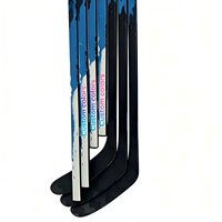 Bâton de hockey sur glace pour enfants en fibre de carbone T700 T800, léger, fin, ergonomique, haute résistance, matériaux mixtes, gauche/droite