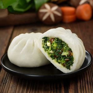 Hamburguesas de Shiitake Congeladas y Hamburguesas Verdes de Shanghái, Receta Auténtica, Larga Vida Útil, Precio Competitivo - Product Image 2