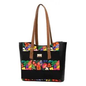 Bolso de Yute Negro con Logo Personalizado Fana Elio para Mujer Accesorio Elegante y Ecológico - Product Image 4