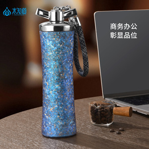 Water Know Pure Titanium Thermos Mug 500Ml Thermal Insulation Business Gift Cup - Product Image 1