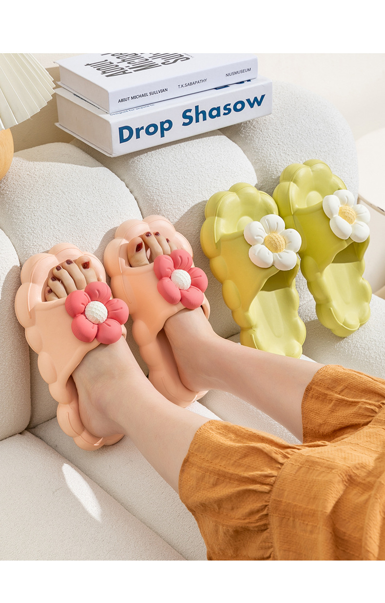 Girls Platform Shoes EVA Non-slip Slides Sandals Designer Bedroom Slippers For Women
