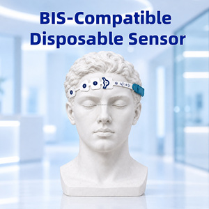 Covidi BIS Quatro 186-0106 Kompatibler <span class=keywords><strong>4</strong></span>-Elektroden-<span class=keywords><strong>EEG</strong></span>-Sensor für Chirurgische Anästhesie-Monitore Pädiatrischer Einweg-Sensor - Product Image 2