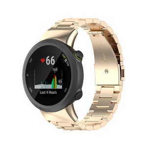 Pulsera inteligente de Metal de tres cuentas, correa de muñeca con herramientas para <span class=keywords><strong>Garmin</strong></span> <span class=keywords><strong>Forerunner</strong></span> <span class=keywords><strong>45</strong></span> 45S Swim 2, correa de <span class=keywords><strong>reloj</strong></span> de acero inoxidable - Product Image 2