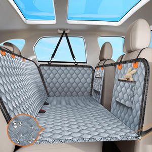 Extensor de Asiento Trasero, Funda Protectora para Asiento de Coche para Perros con Base Rígida, Hamaca para Perros con Ventana de Malla, Resistente a Arañazos y Antideslizante - Product Image 2