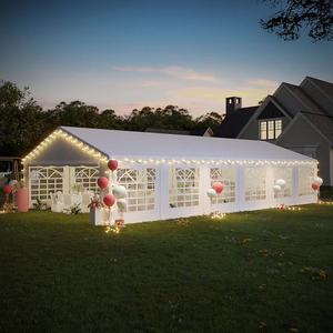 Tente hexagonale/diamantée à piquets en tube, en PVC, avec structure en acier, imperméable (3000 mm), résistante aux UV, ignifuge, pour mariages, utilisable en toutes saisons - Product Image 5