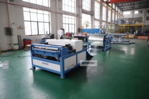 Máquina de conductos cuadrados de HVAC, máquina de fabricación de tubos de aire bobinados, línea de producción 3 máquinas - Product Image 3