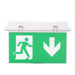 Fire Resistant ABS Multifunction Brand New Maintained Exit Sign Emergency Escape Light