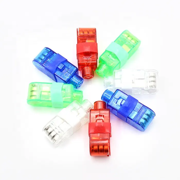 Promotional gift flashing laser finger ring LED finger lights