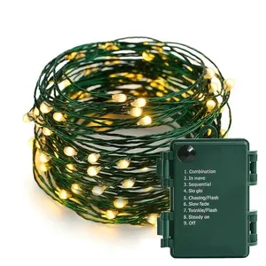 Popular Hot Selling Factory Direct Wholesale Indoor LED Ultra Slim Copper Wire Fairy Lights Christmas Holiday Decorative