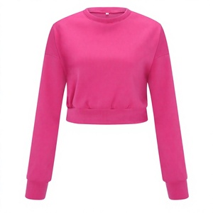 Sudadera Casual Holgada de Manga Larga para Mujer, de Invierno, Lisa, para Correr al Aire Libre, Fitness, Deportes, Transpirable, de Algodón y Forro Polar, Corte Regular - Product Image 1