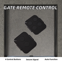 SMG-240 POWERTECH 433.92MHz Rolling Code Remote Control Otomatis 4 Tombol untuk Pembuka Gerbang POWERTECH PR2 PR1 PR4 PR-2