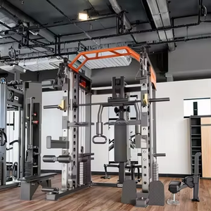 Equipo de gimnasio en casa Smith, máquina, sistema de <span class=keywords><strong>polea</strong></span>, estante de sentadillas, <span class=keywords><strong>barra</strong></span> de tracción para ejercicio de la parte superior del cuerpo, incluida la funcionalidad del brazo del pecho - Product Image 6