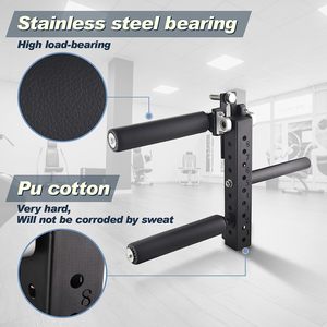 Accesorio Ajustable para Rack de Sentadillas de Extensión y Curl de Pierna, Equipo de <span class=keywords><strong>Fitness</strong></span> con Agujeros de 18mm y 26mm para Extensión de Pierna - Product Image 2