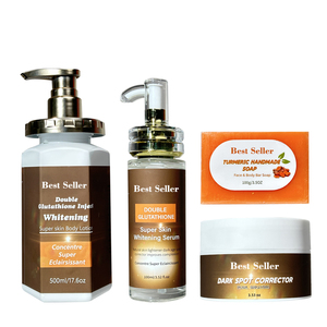 El mejor conjunto para el cuidado de la piel, Crema Corporal blanqueadora, suero de doble glutat, crema facial de colágeno blanqueadora - Product Image 1