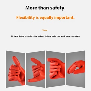 Nhà Máy Bán Buôn Điện Áp Cao Cách Điện Găng Tay Thế Hệ Chống Điện Không Thấm Nước Chịu Mài Mòn Cao Su Thợ Điện Làm Việc - Product Image 3
