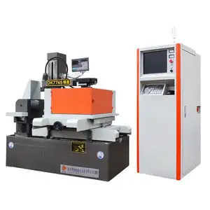 DK7745 ekonomik 5 eksen hızlı DK77 CNC tel kesme Edm makinesi için Metal