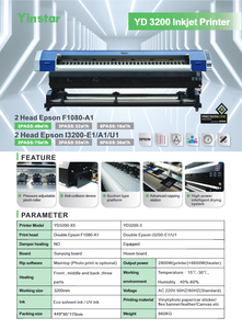 Eps I3200 Flex <b>Printing</b> <b>Machine</b> 3.2M Large Flex Banner Canvas 3.2m Eco Printer with 2 Printhead - Product Image 6