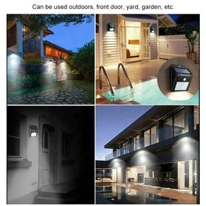 Lampu Dinding Sensor gerak surya LED, lampu Sensor tenaga surya dekorasi taman, lampu halaman belakang, balkon, garasi, teras, halaman, Senso, depan, luar ruangan - Product Image 4
