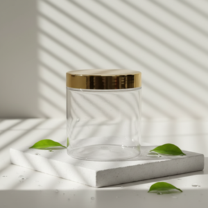 ขวดพลาสติกใส สีเหลืองอำพัน สีดำ สำหรับครีมเครื่องสำอางหรือสไลม์ ขนาด 100 มล. 120 มล. 400 มล. 500 มล. พร้อมฝาสีขาวหรือสีดำ - Product Image 5