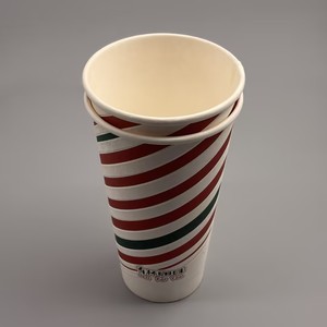 แก้วกาแฟกระดาษแบบใช้แล้วทิ้ง รีไซเคิลได้ ราคาโรงงาน พิมพ์โลโก้แบรนด์ตามสั่ง ซ้อนกันได้ แก้วนมร้อนแบบนำกลับบ้าน - Product Image 6